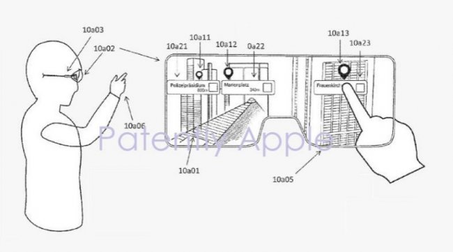 Apple запатентовала очки дополненной реальности